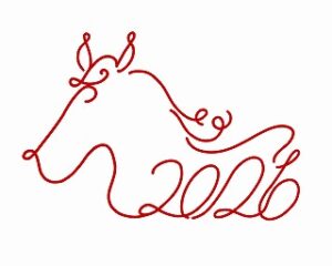 年賀状 うま イラスト